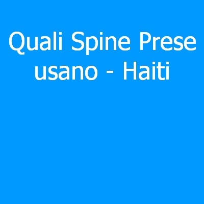 Haiti – Quali spine (prese) eletriche si usano?