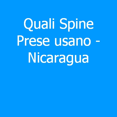Nicaragua – Quali spine (prese) eletriche si usano?
