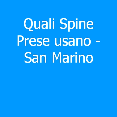 Santa Elena – Quali spine (prese) eletriche si usano?